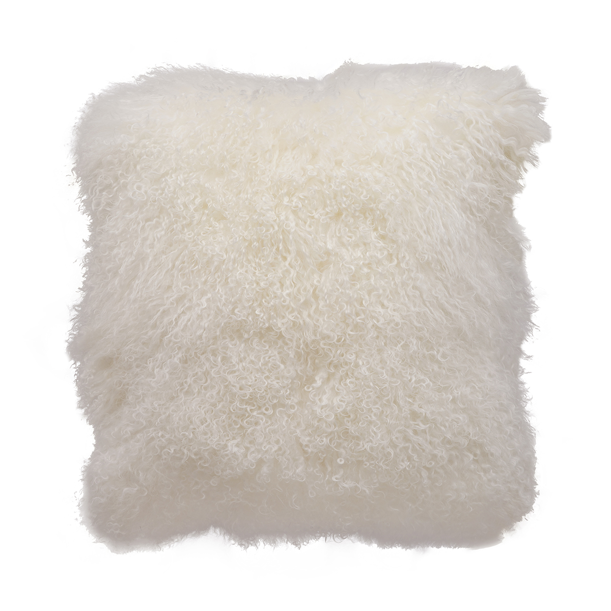 20 in. No.01 Tibetan Pillow, White