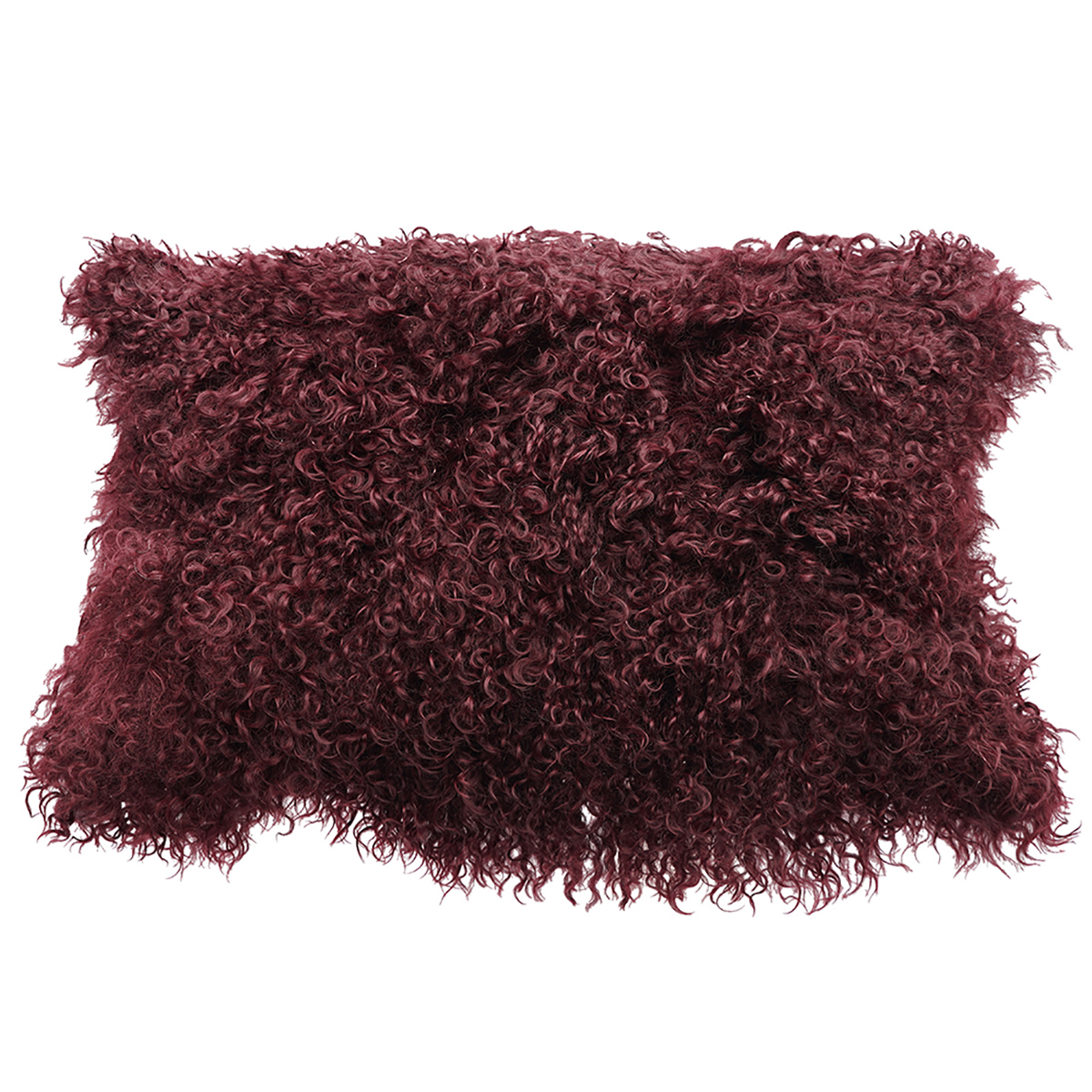H-TIB-02-L20 12 x 20 in. No.02 Tibetan Lumbar Pillow, Cabernet