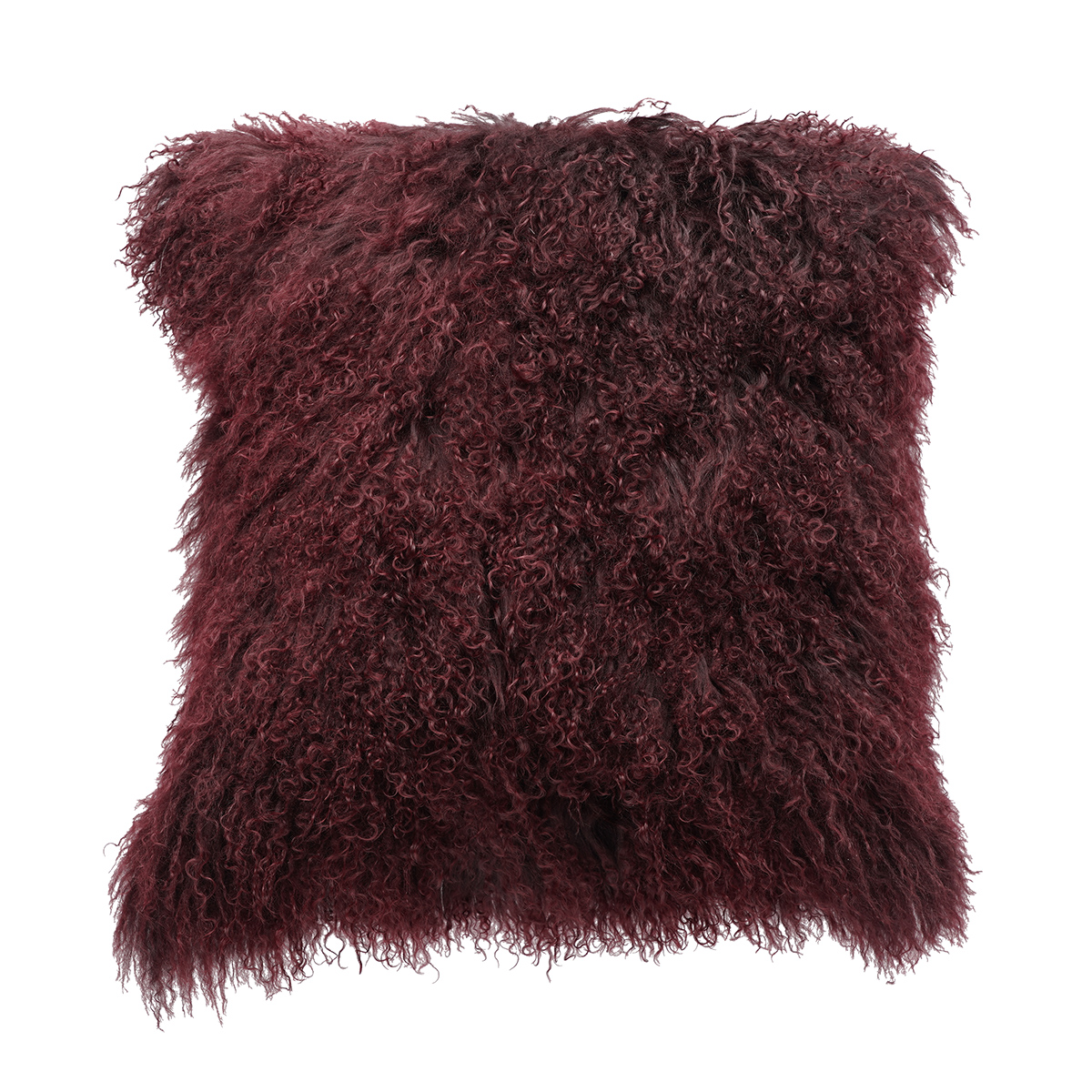 16 in. No.02 Tibetan Pillow, Cabernet