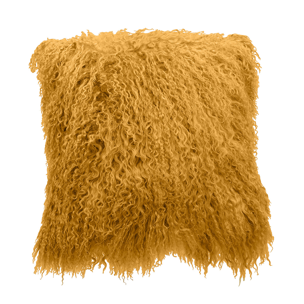 20 in. No.03 Tibetan Pillow, Mustard