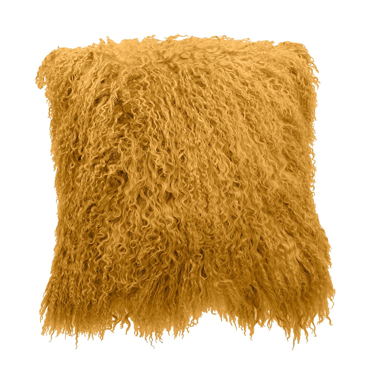 26 in. No.03 Tibetan Pillow, Mustard