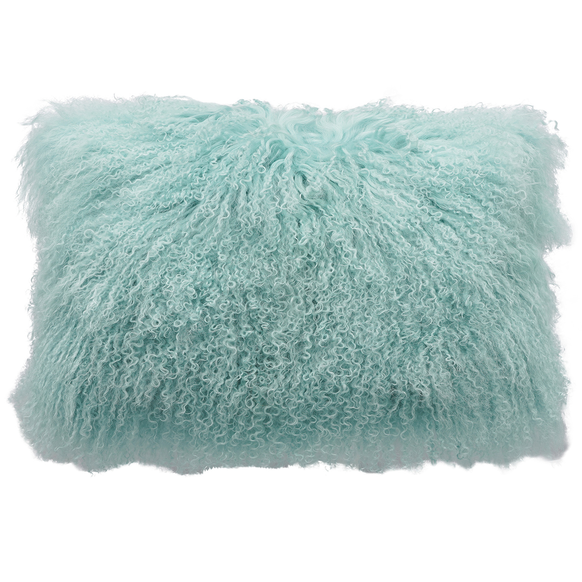 H-TIB-04-L20 12 x 20 in. No.04 Tibetan Lumbar Pillow, Light Teal