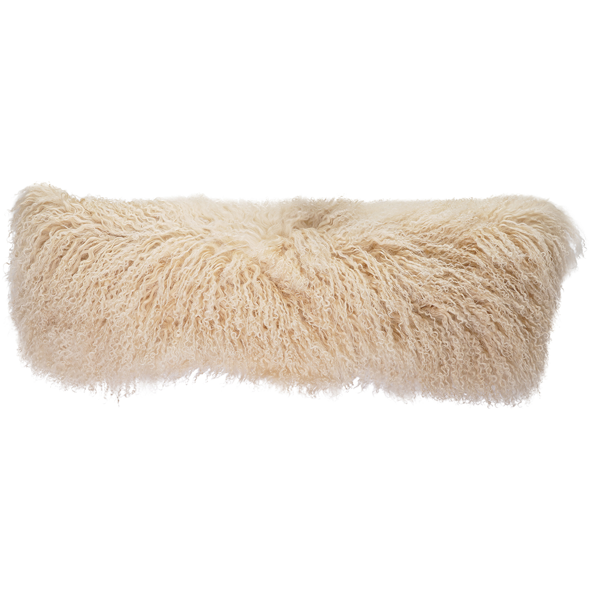 12 x 40 in. No.07 Tibetan Lumbar Pillow, Off White