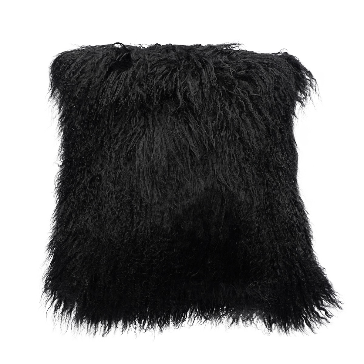 16 in. No.08 Tibetan Pillow, Black