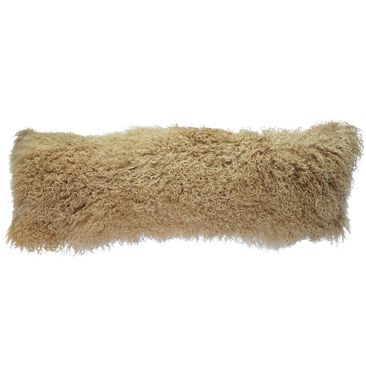 12 x 40 in. No.10 Tibetan Lumbar Pillow, Champagne