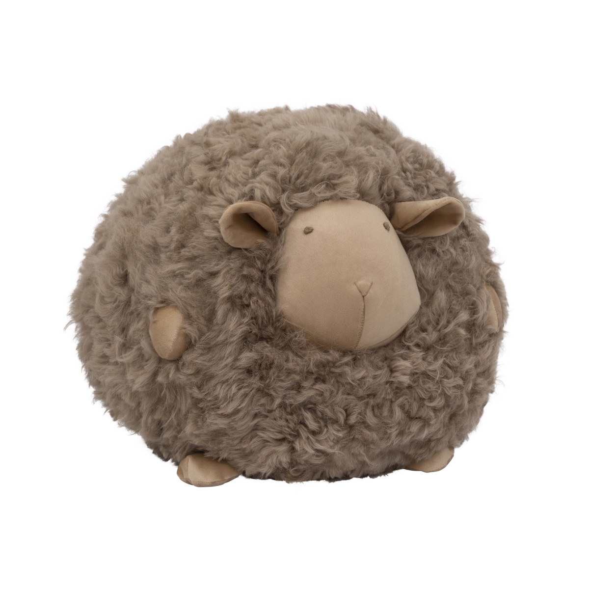 Woolicious Sheep Pillow, Khaki