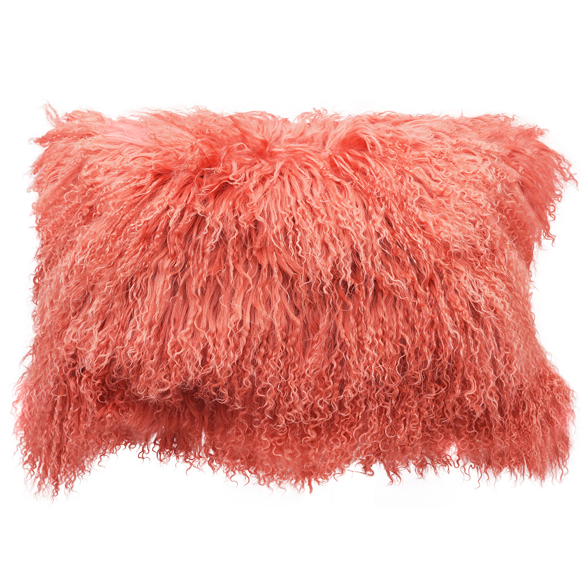 H-TIB-11-L20 12 x 20 in. No.11 Tibetan Lumbar Pillow, Coral