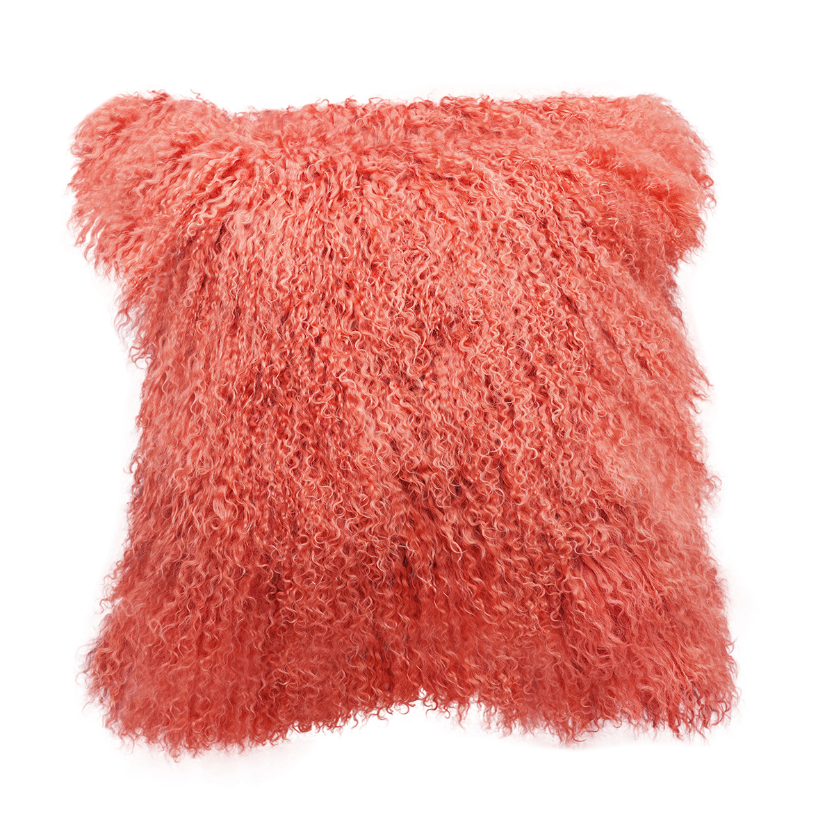 20 in. No.11 Tibetan Pillow, Coral
