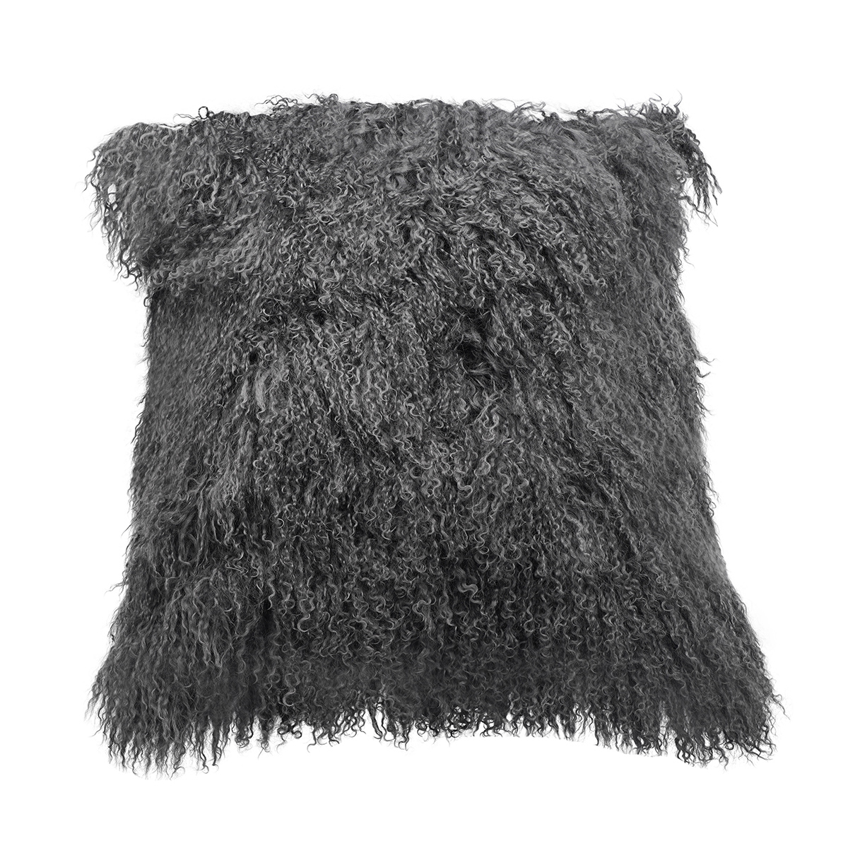 26 in. No.12 Tibetan Pillow, Dark Gray