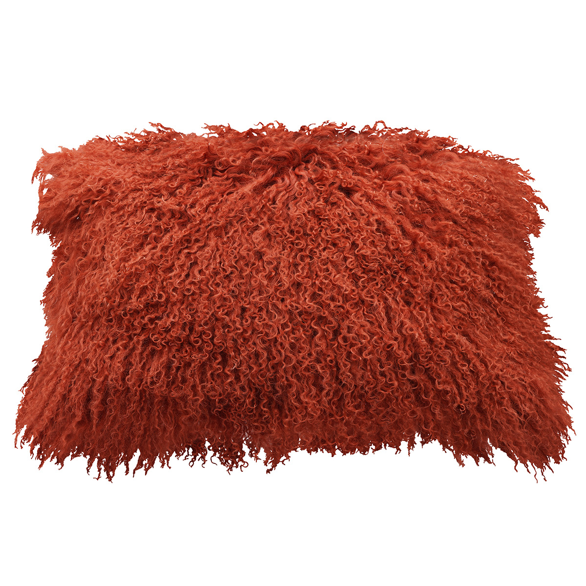 H-TIB-16-L20 12 x 20 in. No.16 Tibetan Lumbar Pillow, Rust