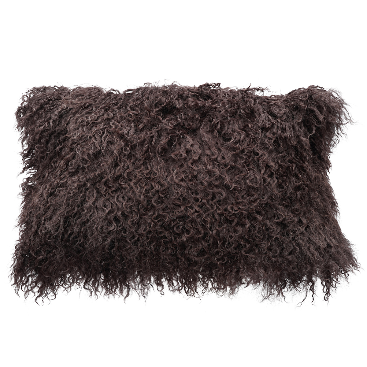 H-TIB-17-L20 12 x 20 in. No.17 Tibetan Lumbar Pillow, Chocolate