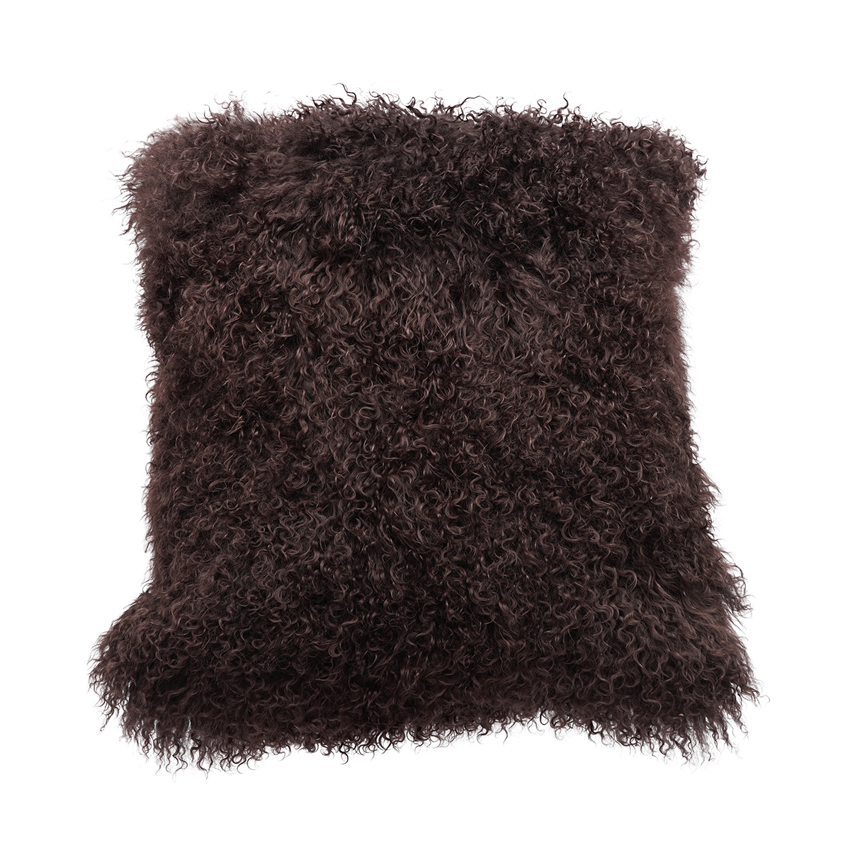 16 in. No.17 Tibetan Pillow, Chocolate