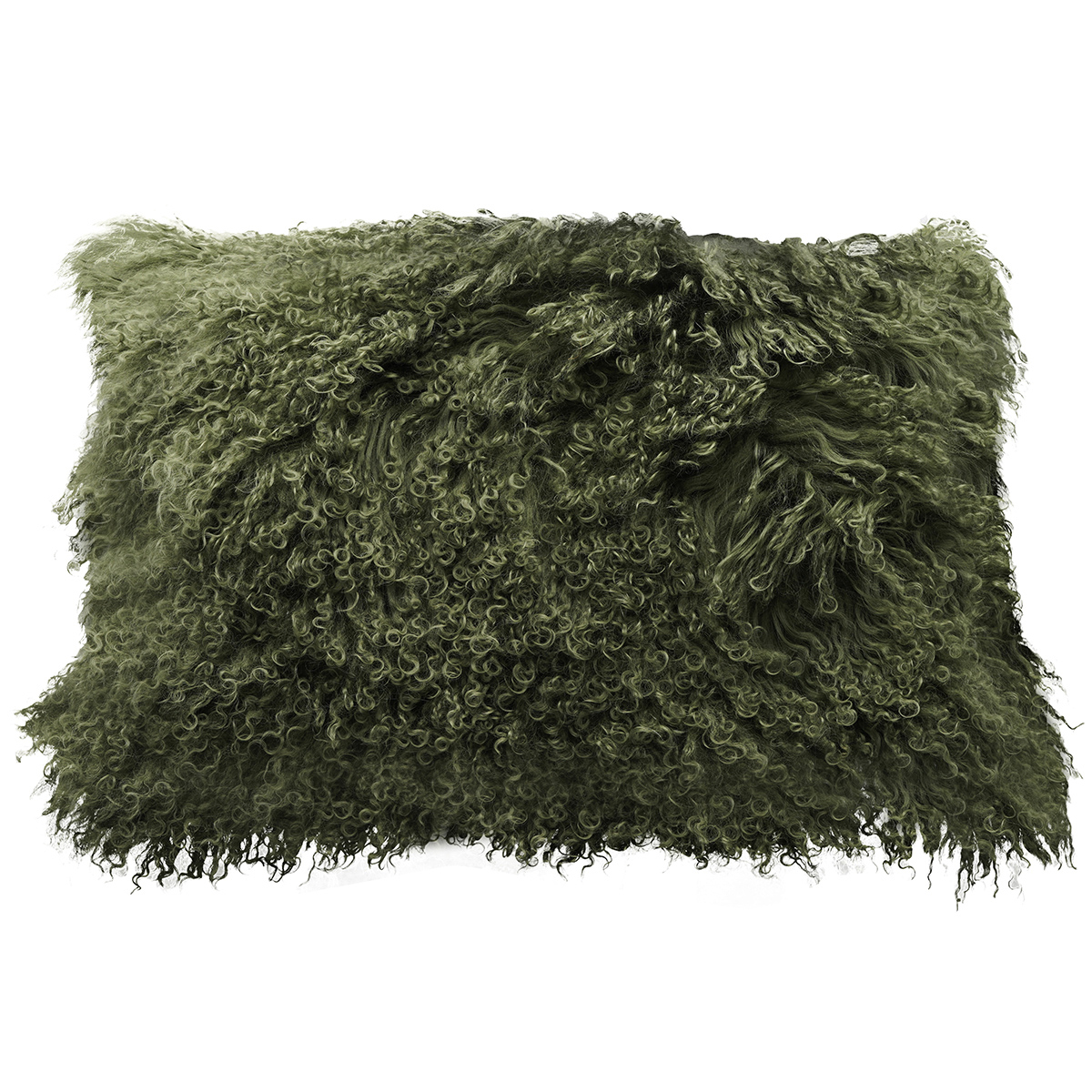 H-TIB-18-L20 12 x 20 in. No.18 Tibetan Lumbar Pillow, Olive