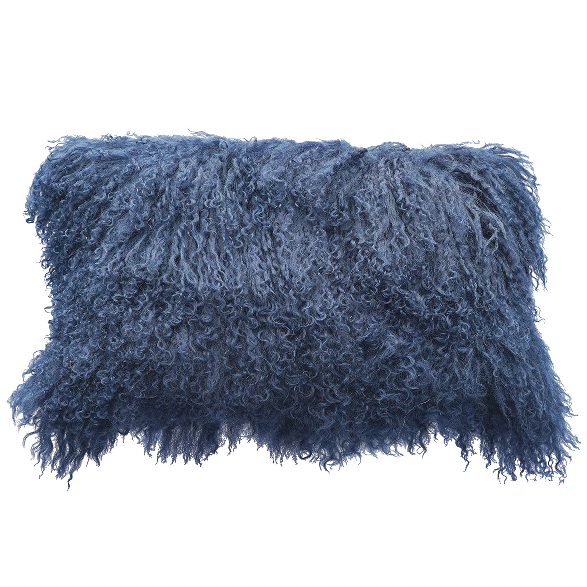 H-TIB-22-L20 12 x 20 in. No.22 Tibetan Lumbar Pillow, Nautical Blue