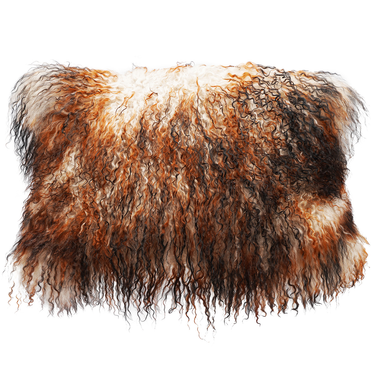 H-TIB-24-L20 12 x 20 in. No.24 Tibetan Lumbar Pillow, Rust Tipped