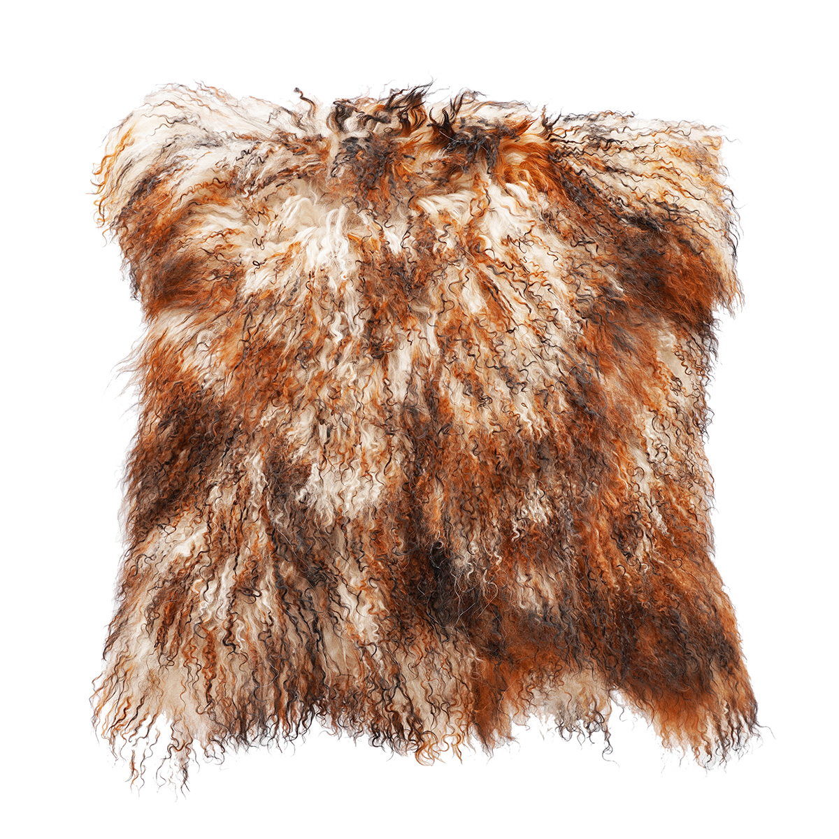 16 in. No.24 Tibetan Pillow, Rust Tipped