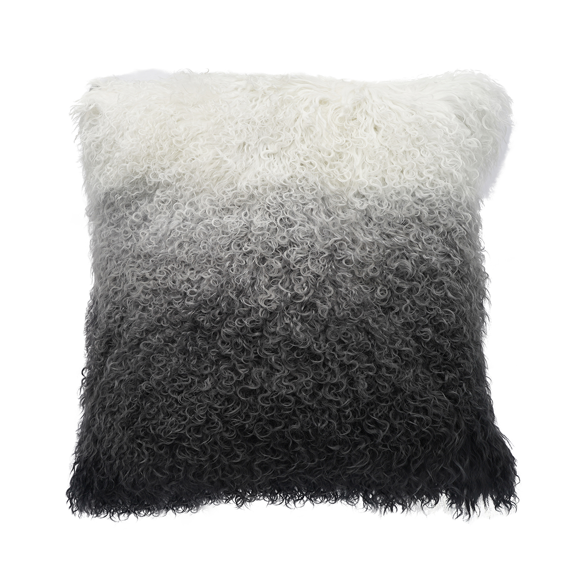 16 in. No.29 Tibetan Pillow, Ombre Gray