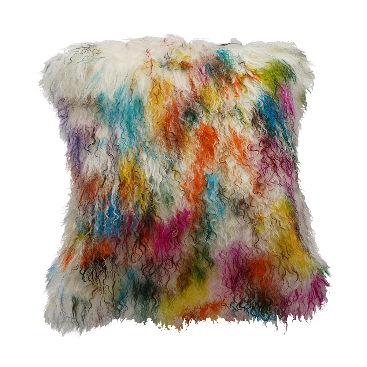16 in. No.31 Tibetan Pillow, Light Confetti