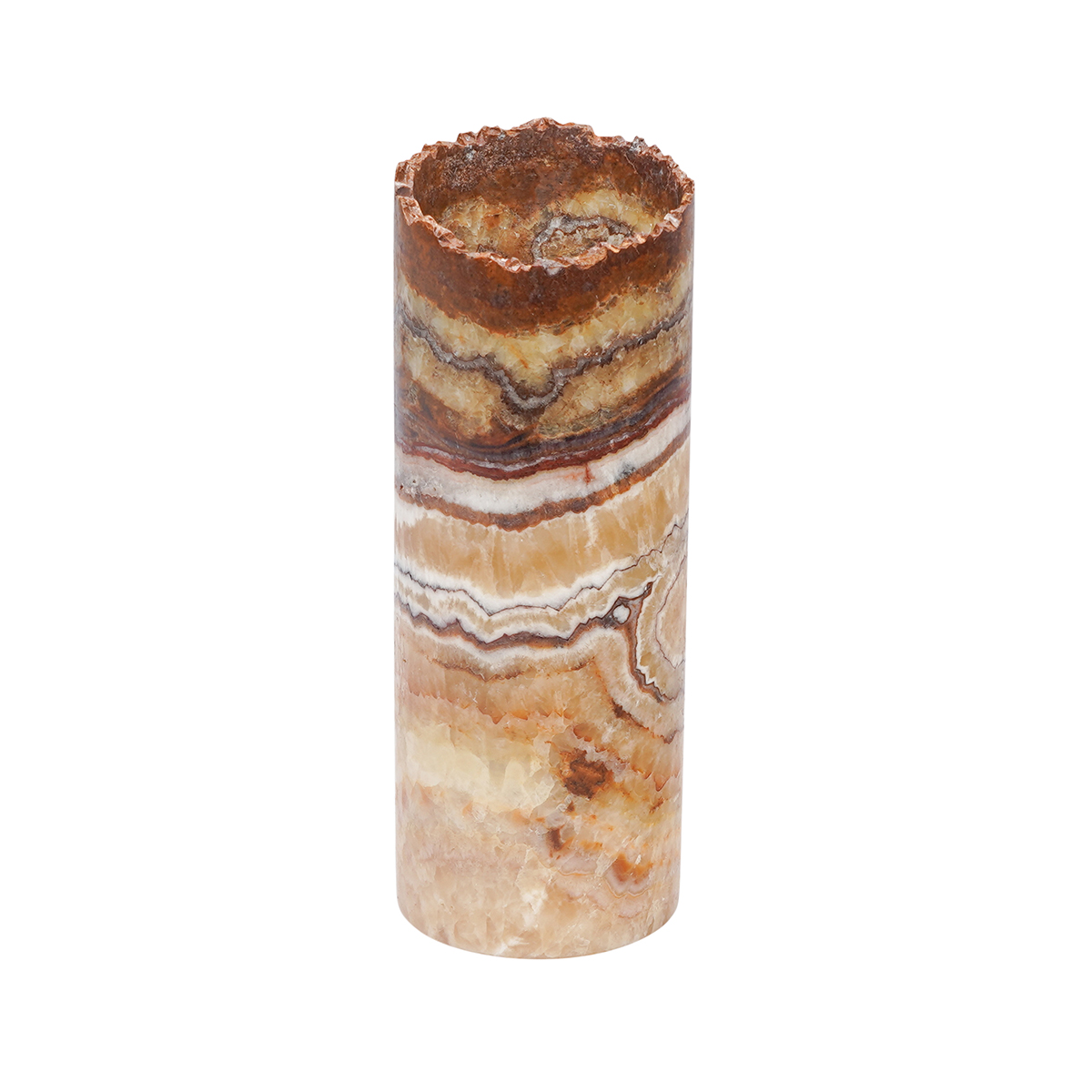 Picture of BS Trading Rug O-L-045 No.45 Cylinder Natural Edge Lamp&#44; Aqua