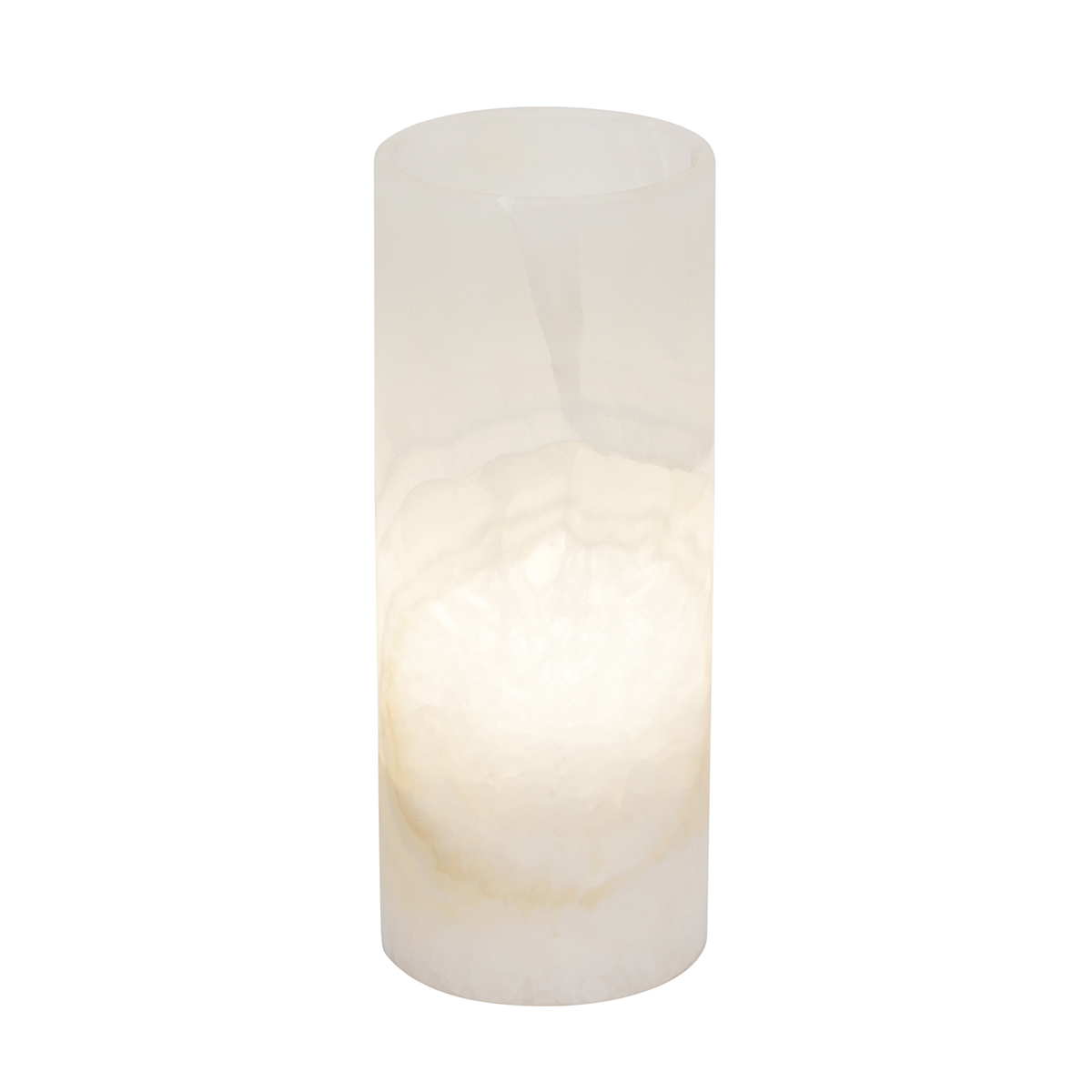 Picture of BS Trading Rug O-L-074 No.74 Cylinder Smooth Edge Lamp&#44; White Ice