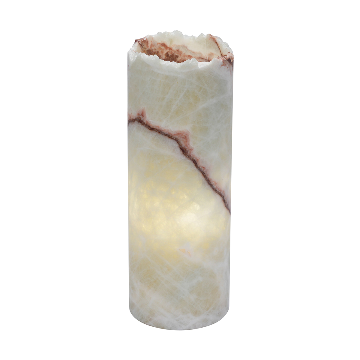 Picture of BS Trading Rug O-L-087 No.87 Cylinder Natural Edge Lamp&#44; Lazul