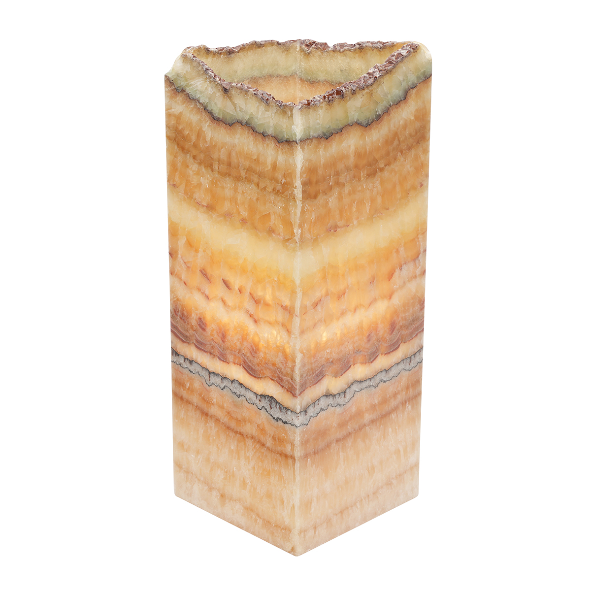Picture of BS Trading Rug O-L-096 No.96 Cube Natural Edge Lamp&#44; Aqua