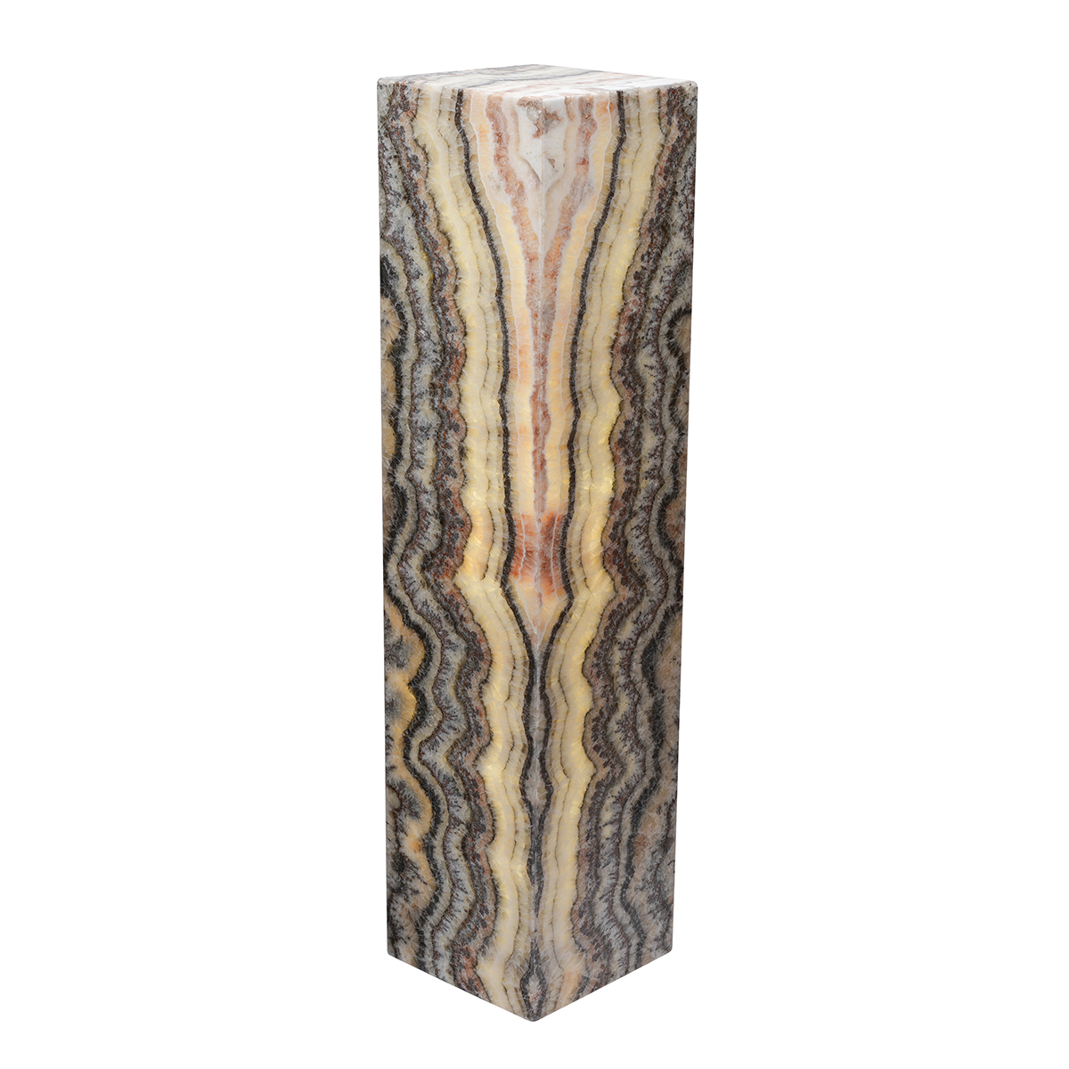 O-L-109 No.109 Cube Solid Top Lamp, Multi Color