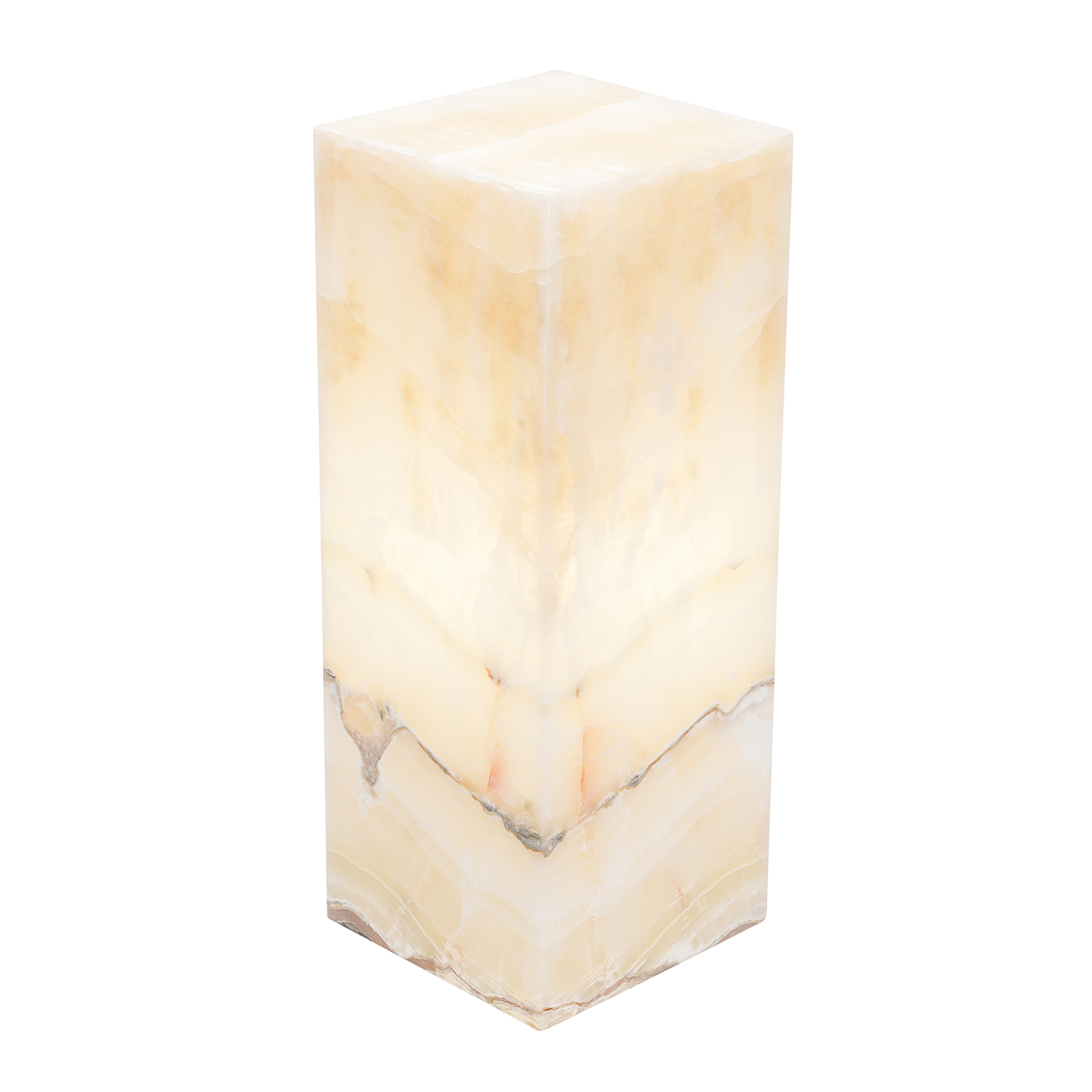 Picture of BS Trading Rug O-L-133 No.133 Cube Solid Top Lamp&#44; White Ice