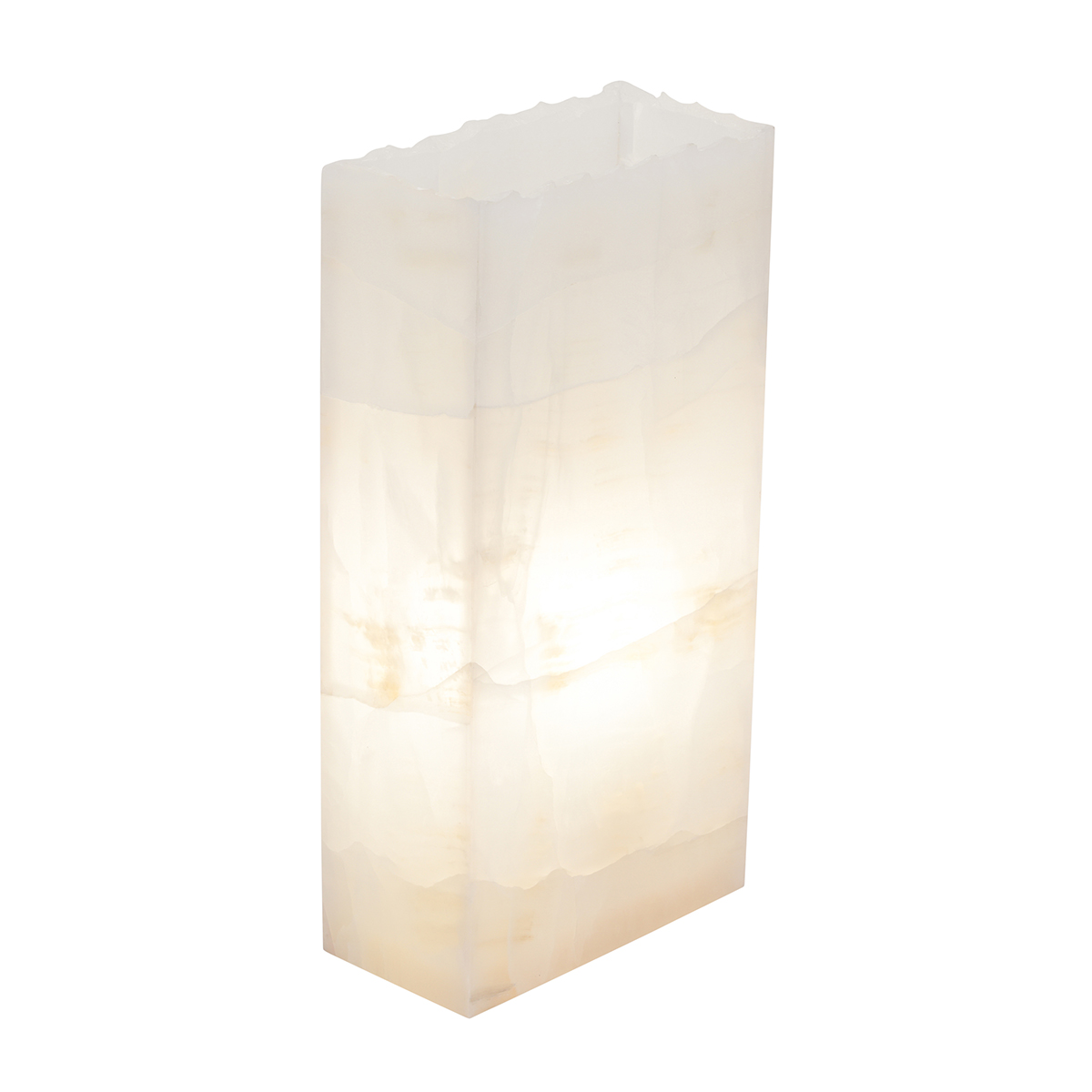 Picture of BS Trading Rug O-L-174 No.174 Rectangle Natural Edge Lamp&#44; White Ice
