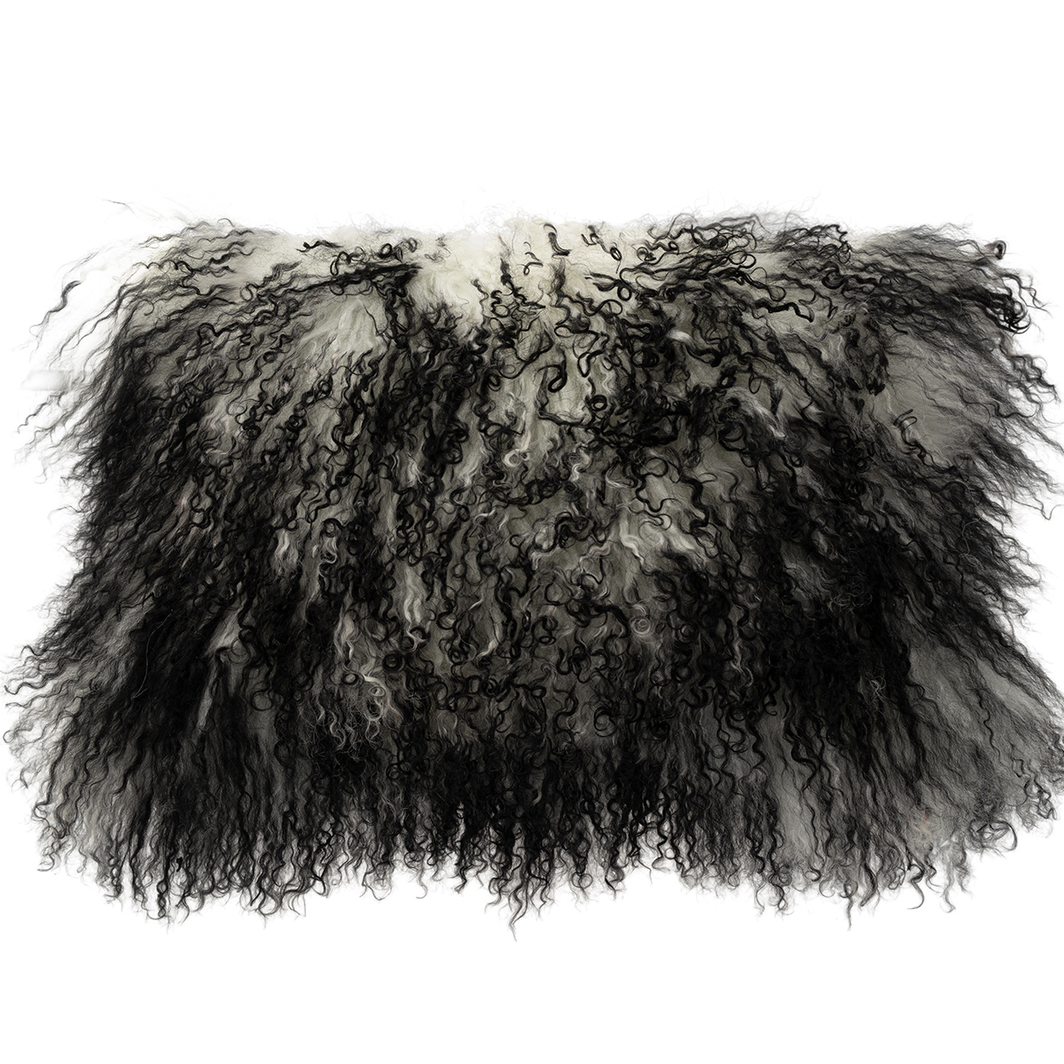 H-TIB-36-L20 12 x 20 in. No.36 Tibetan Lumbar Pillow, Monochrome - Black & White