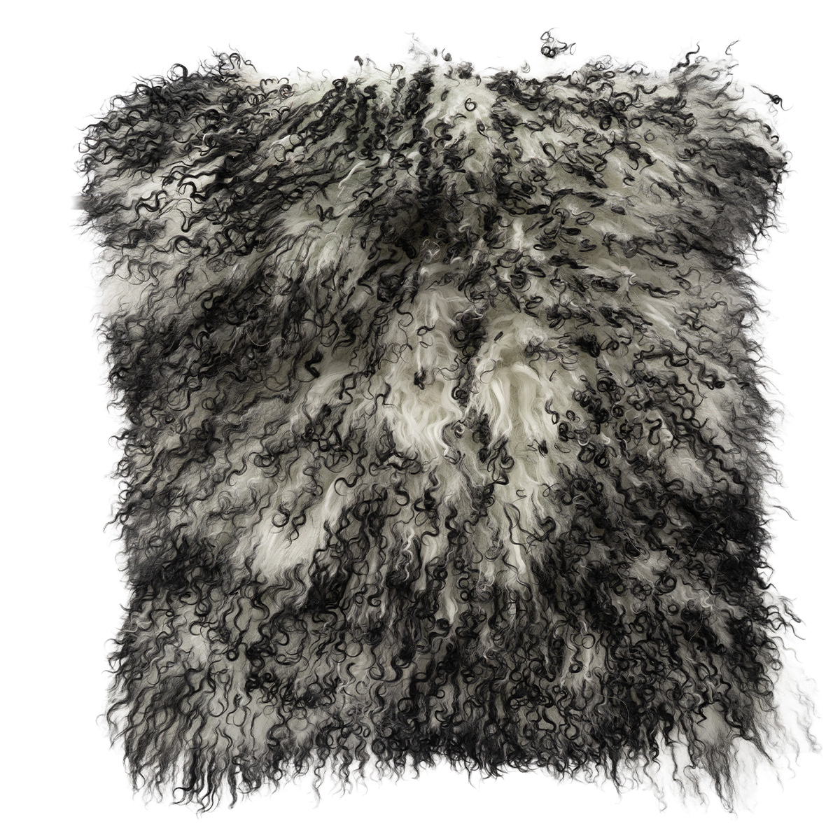 H-TIB-36-P20 20 x 20 in. No.36 Tibetan Square Pillow, Monochrome - Black & White