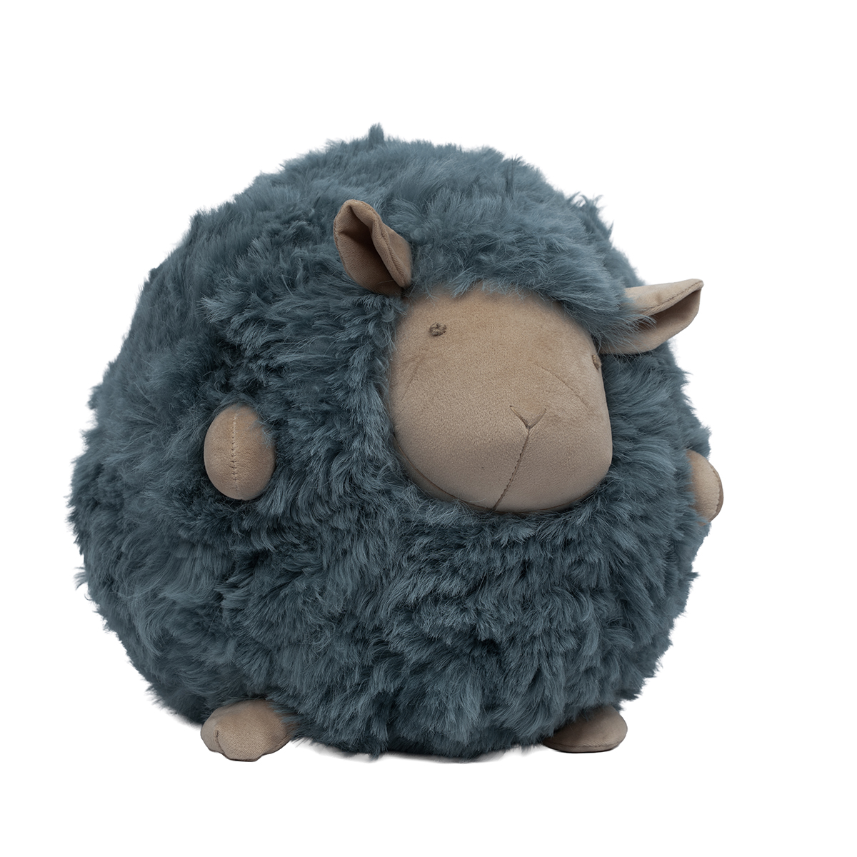 H-TIB-39-PSH No.39 Tibetan Cuddle Pillow, Boho Blue