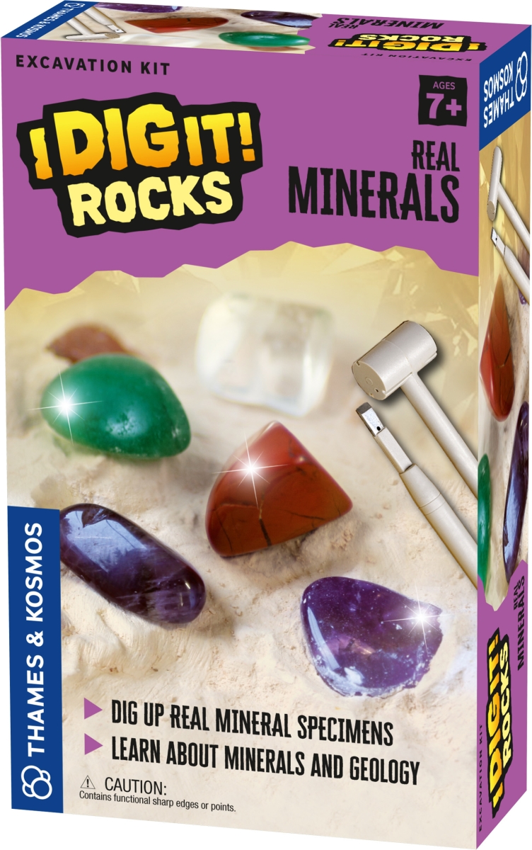 I Dig It Rocks Real Minerals Excavation Kit