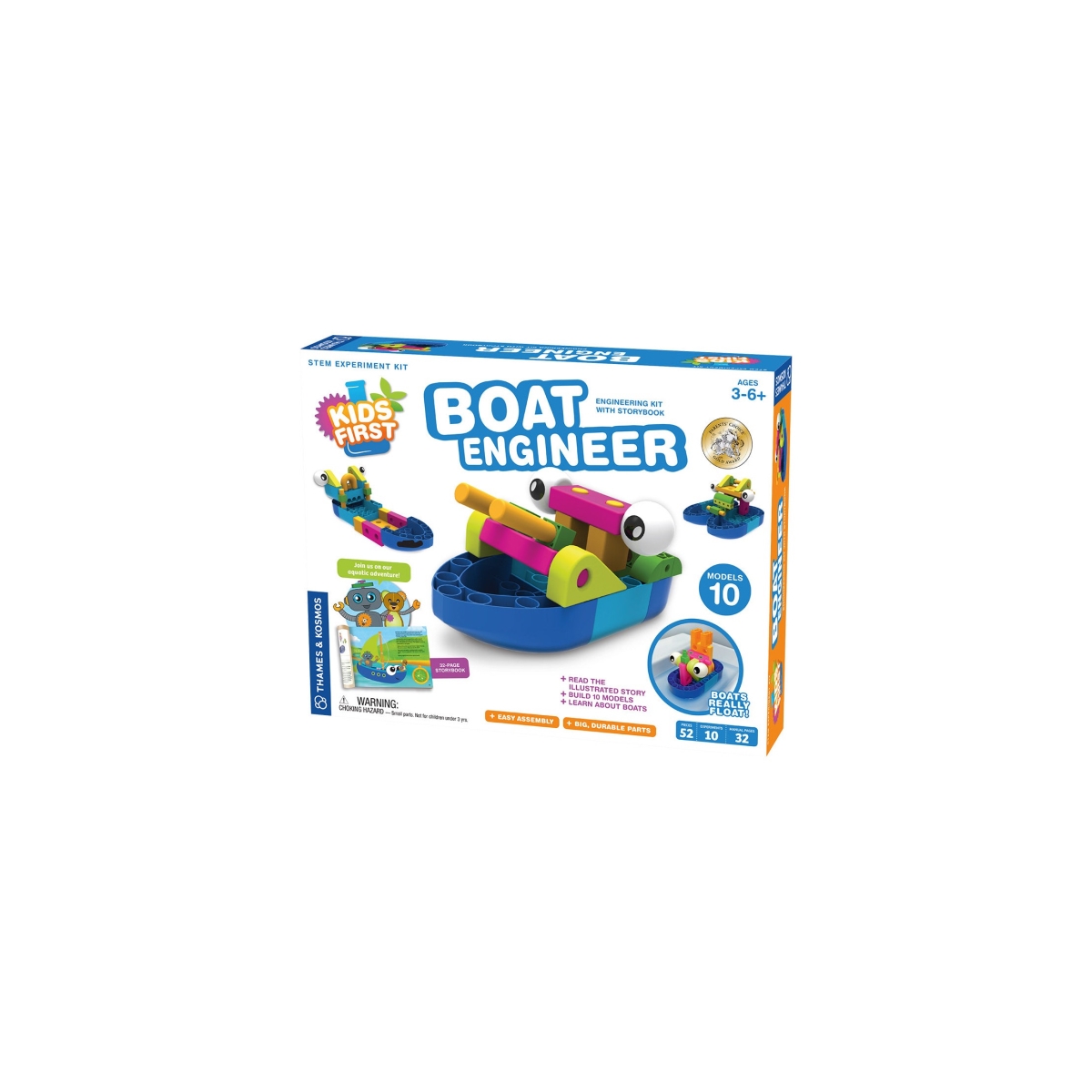 Boat Engineer Toys Kit - 52 Piece