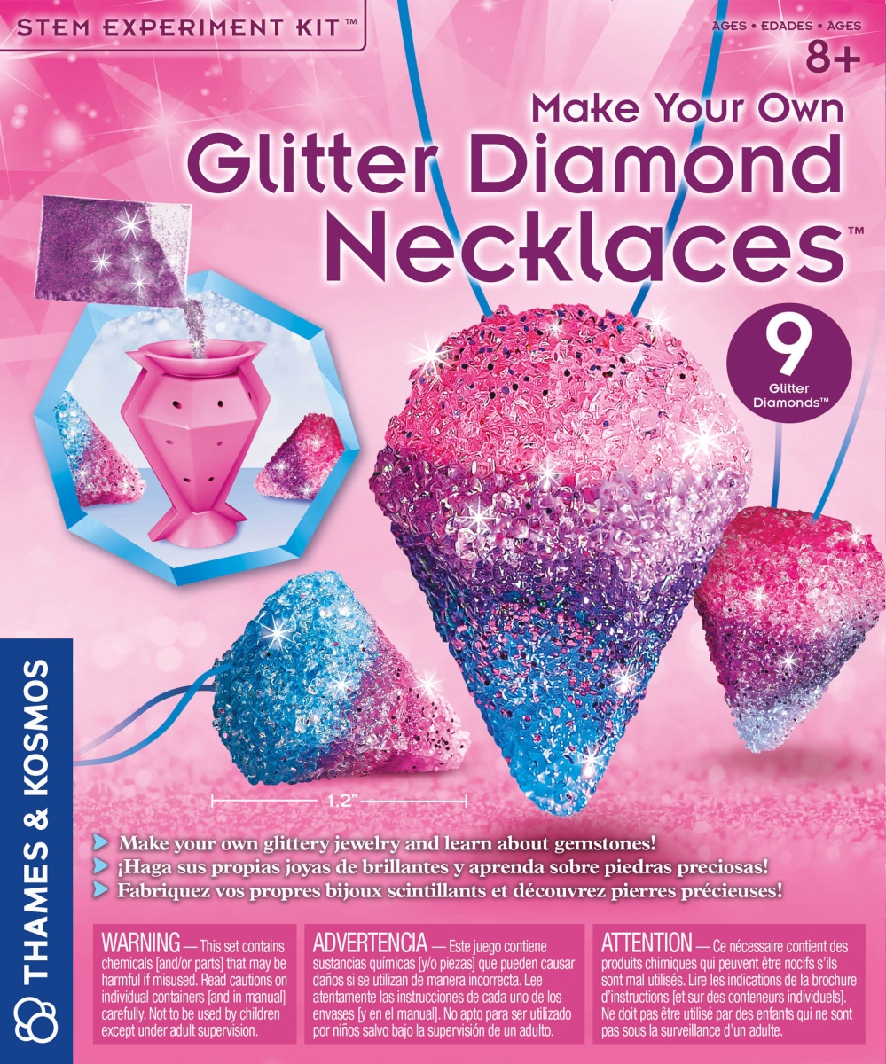 Picture of Thames & Kosmos 551107 Make Your Own Glitter Diamond Necklaces - 3L