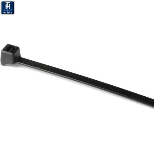 Picture of T-H Marine Supplies 075B-RAD-C-DP 7.5 in. Radiused Cable Tie, Black - Pack of 100