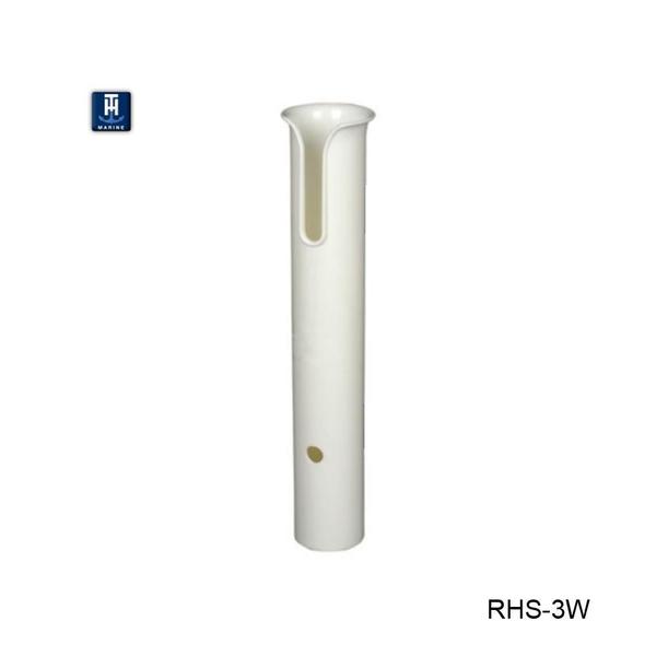 Rocket Launcher Style Rod Holder with StandOffs, White