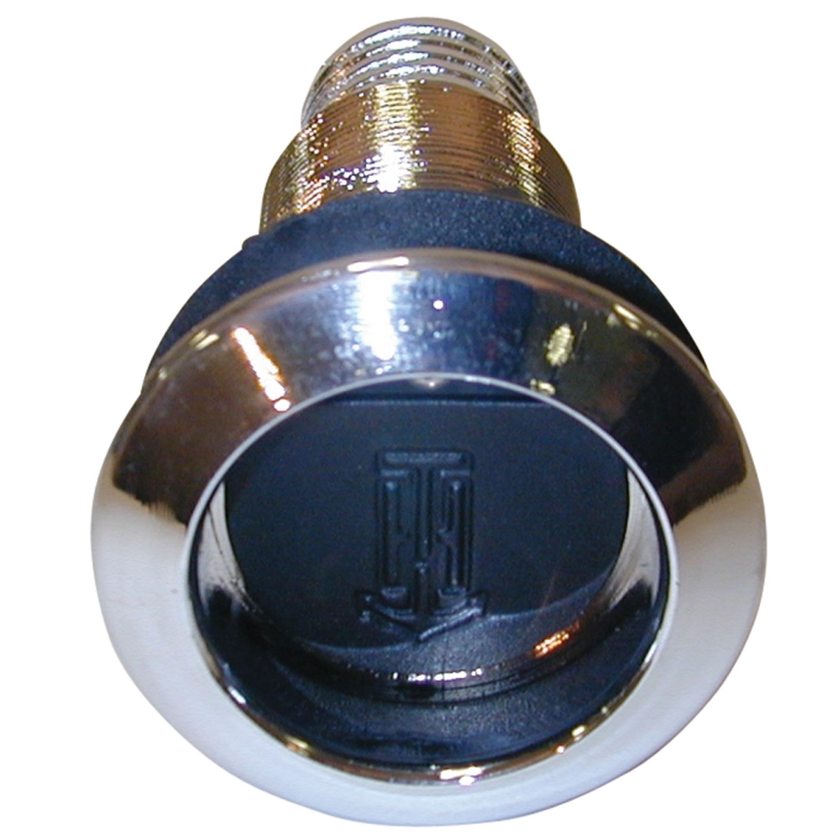 RFTH-2BCP-DP 1.5 in. Recessed Flapper Thru-Hull Scupper Drain, Chrome
