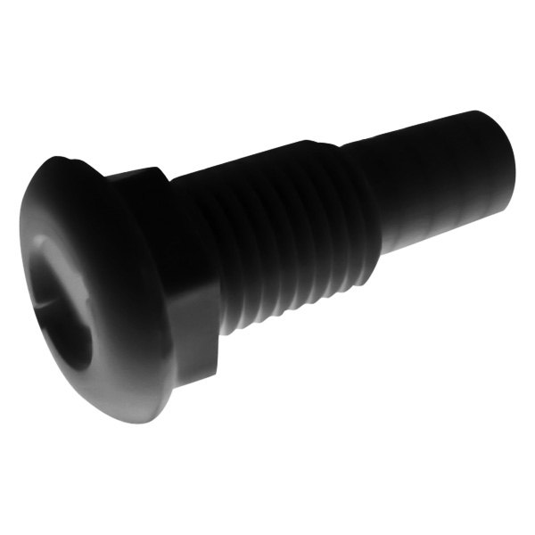 TH-750-DP 0.75 in. Plastic Thru-Hull Fitting, Black