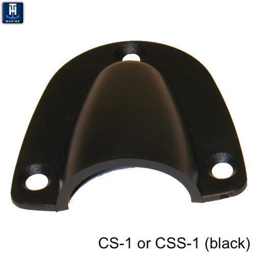 CSS-1-DP Small Clam Shell Vent, Black