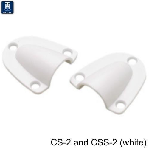 Small Clam Shell Vent, White