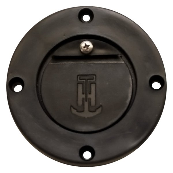 SA-1-DP Scupper Adapter with Flapper, Black