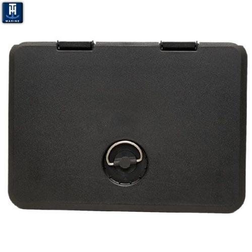 HAT-1324-1-DP 13 x 24 in. Non-Locking Hatch, Black