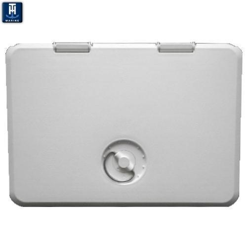 13 x 24 in. Non-Locking Hatch, Polar White