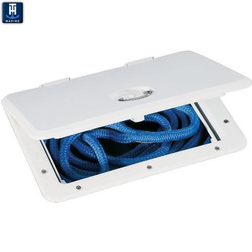 HATL-1115-2-DP 11 x 15 in. Locking Hatch, White