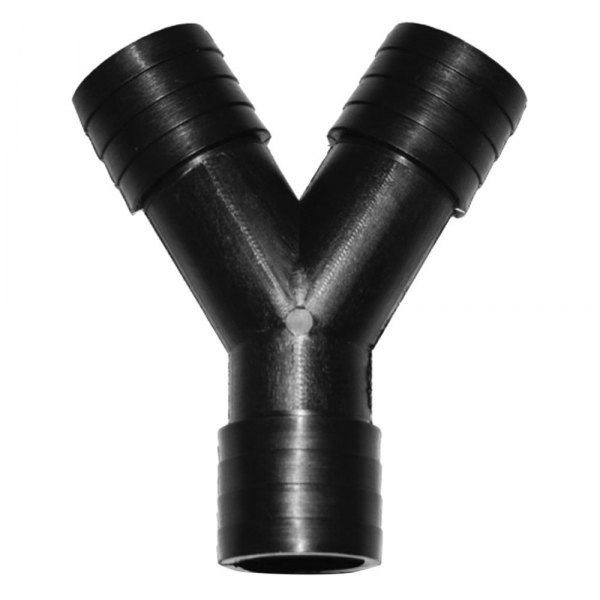 Y-750-DP 0.75 in. Plastic Y Tee Fitting, Black