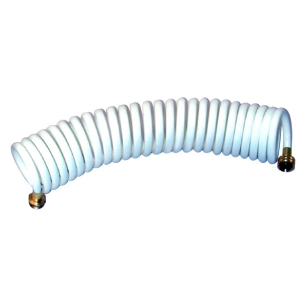WDHBR-25W-B-DP 25 ft. Washdown Hose with Brass Ends & Pistol Grip Nozzle - White