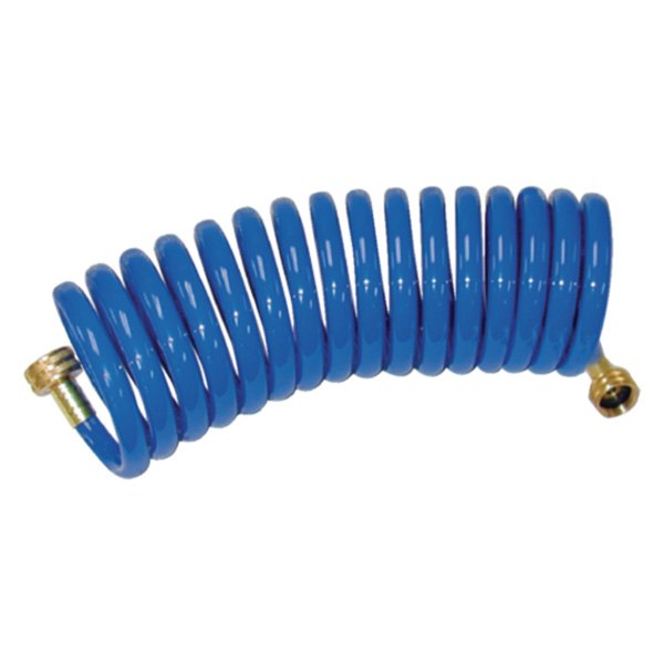 WDHBR-25B-B-DP 25 ft. Washdown Hose with Brass Ends & Pistol Grip Nozzle - Blue