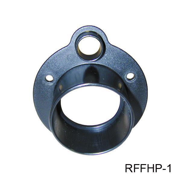 2 in. Rigging Flange with Fuel Hose Port, Black