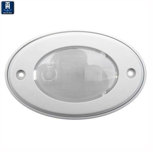 OCL-2K-DP Oval Courtesy Light with Mounting Ring, White